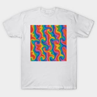 Rainbow Bright Swirls T-Shirt